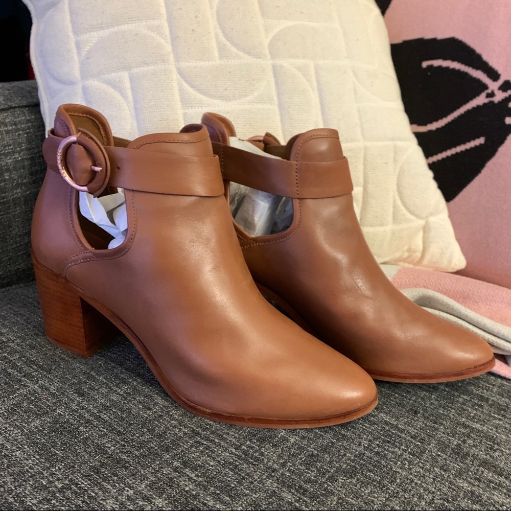 Ted Baker Sybell Cut Out Buckle Detail Boots